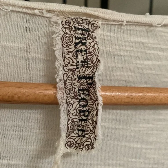 Free People vintage top, long sleeves, beige/off white - Picture 3 of 5